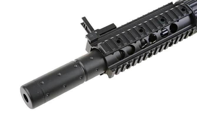 Spartac SRT 15 M4 Commando Rifle mit Silencer Black AEG 0,5 Joule